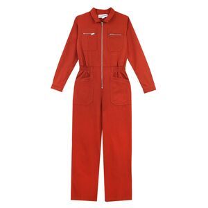 Danny Long Sleeve Boilersuit Coveralls LF Markey Size 8 Red